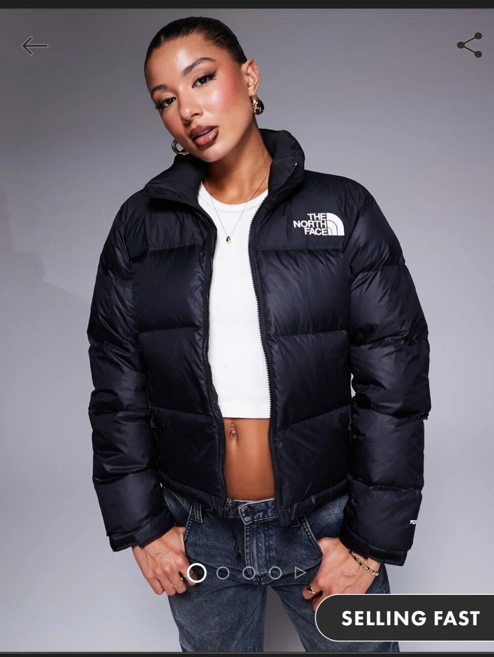 The North Face 1996 Retro Nuptse down
jacket in black